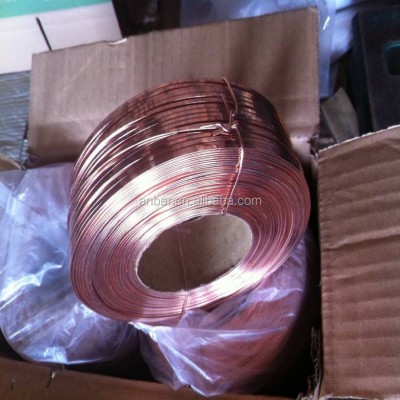 Flat Copper Coated Cardboard Box Stitching Wire 18# 19# 20#