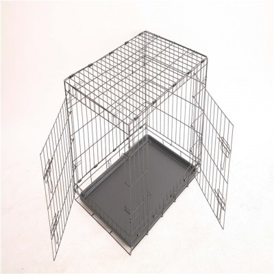 Hot Selling Custom Rat Cage Folding Black Dog Cage