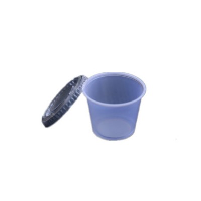 Small plastic measuring cups/ disposable plastic sauce cup