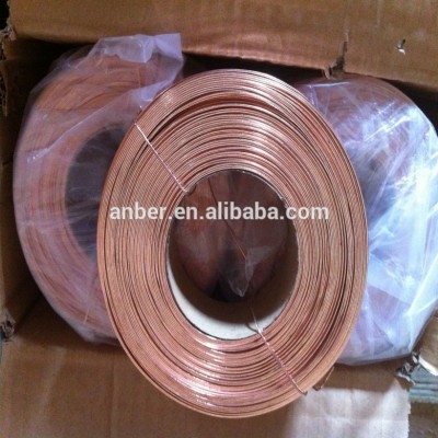 Copper coated carton flat wire 18# Copper Coated Stitching flat wire 18# 19# 20 # -2