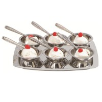 Stainless Steel Ice Cream Cup with Lid